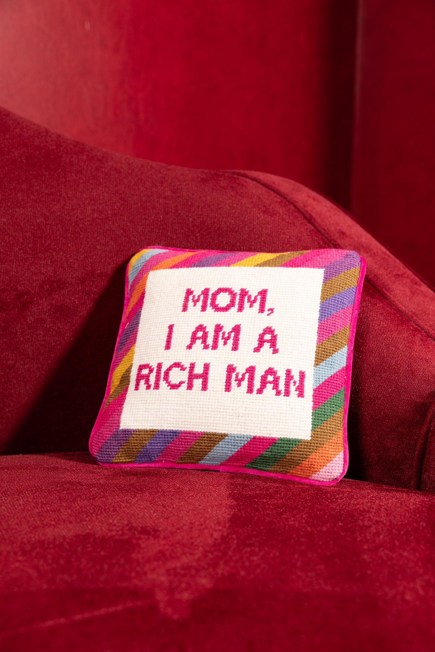 Cher Knows Best Needlepoint Pillow