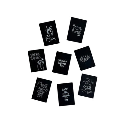 Matt Black Cards