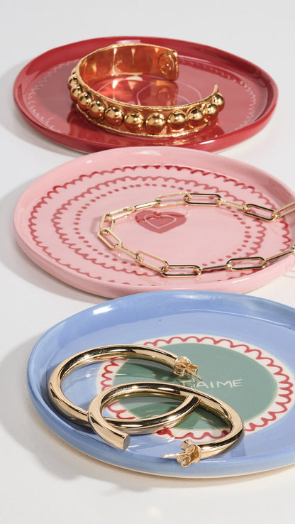 Je t'aime set (Jewelry plates)